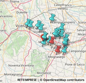 Mappa SS 11, 35035 Mestrino PD, Italia (10.3135)