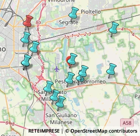 Mappa Via Filippo Turati, 20068 Milano MI, Italia (4.12267)