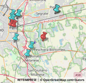 Mappa Via Filippo Turati, 20068 Milano MI, Italia (5.28)