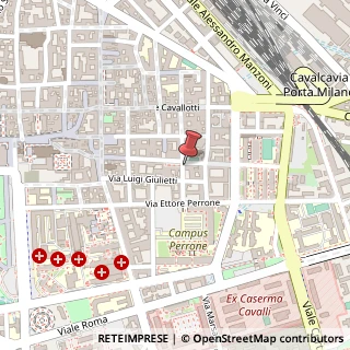 Mappa Via Cesare Magnani Ricotti, 15, 28100 Novara, Novara (Piemonte)