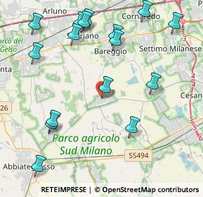 Mappa Piazza di San Giovanni, 20080 Cisliano MI, Italia (4.99438)