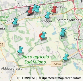 Mappa Piazza di San Giovanni, 20080 Cisliano MI, Italia (4.63333)