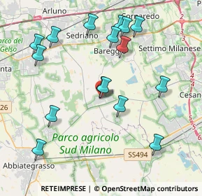 Mappa Piazza di San Giovanni, 20080 Cisliano MI, Italia (4.26375)