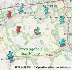 Mappa Piazza di San Giovanni, 20080 Cisliano MI, Italia (5.73818)