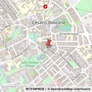 Mappa Via Giacomo Matteotti,  14, 20090 Cesano Boscone, Milano (Lombardia)
