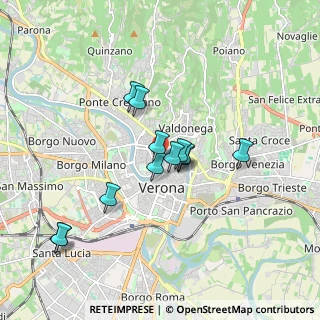 Mappa Lungadige Giacomo Matteotti, 37121 Verona VR, Italia (1.4575)