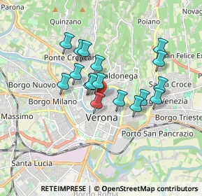 Mappa Lungadige Giacomo Matteotti, 37121 Verona VR, Italia (1.40118)