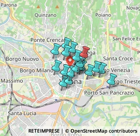 Mappa Lungadige Giacomo Matteotti, 37121 Verona VR, Italia (0.94579)