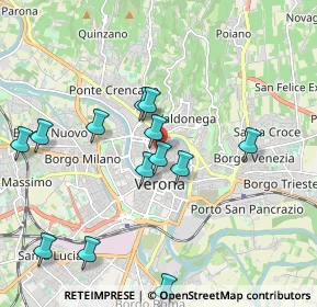 Mappa Lungadige Giacomo Matteotti, 37121 Verona VR, Italia (1.99077)