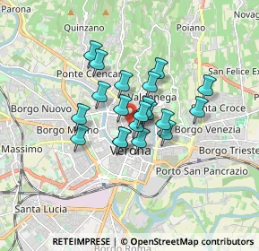 Mappa Lungadige Giacomo Matteotti, 37121 Verona VR, Italia (1.129)