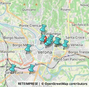 Mappa Lungadige Giacomo Matteotti, 37121 Verona VR, Italia (1.35182)