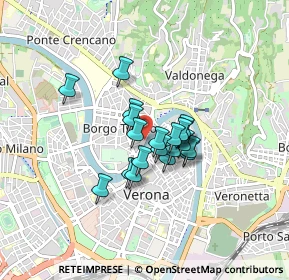 Mappa Lungadige Giacomo Matteotti, 37121 Verona VR, Italia (0.5445)