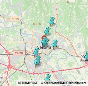 Mappa Lungadige Giacomo Matteotti, 37121 Verona VR, Italia (3.89091)