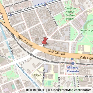Mappa Viale Cassala, 45, 20143 Milano, Milano (Lombardia)