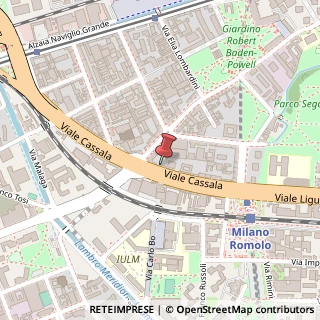 Mappa Viale Cassala, 49, 20143 Milano, Milano (Lombardia)
