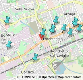 Mappa Via Lorenteggio, 20152 Milano MI, Italia (1.15917)