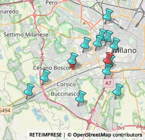 Mappa Via Lorenteggio, 20152 Milano MI, Italia (3.86929)