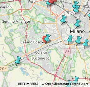 Mappa Via Lorenteggio, 20152 Milano MI, Italia (6.801)