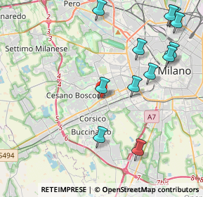 Mappa Via Lorenteggio, 20152 Milano MI, Italia (4.88417)