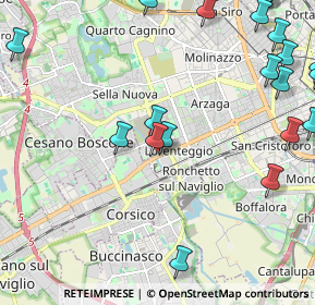 Mappa Via Lorenteggio, 20152 Milano MI, Italia (2.989)