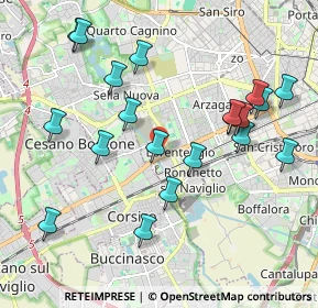 Mappa Via Lorenteggio, 20152 Milano MI, Italia (2.123)