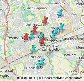 Mappa Via Lorenteggio, 20152 Milano MI, Italia (1.46231)