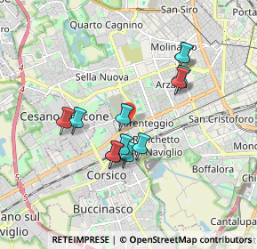 Mappa Via Lorenteggio, 20152 Milano MI, Italia (1.5475)