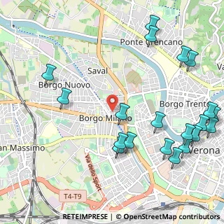 Mappa Via Cardinale Guglielmo Massaia, 37138 Verona VR, Italia (1.3725)