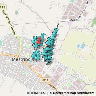 Mappa Via Trieste, 35030 Mestrino PD, Italia (0.225)