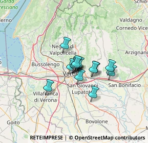 Mappa Via Achille Forti, 37121 Verona VR, Italia (6.87857)