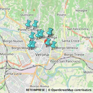 Mappa Via Achille Forti, 37121 Verona VR, Italia (1.22455)