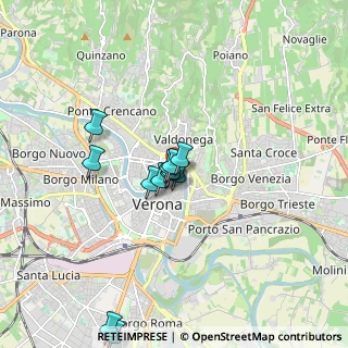Mappa Via Achille Forti, 37121 Verona VR, Italia (1.43833)