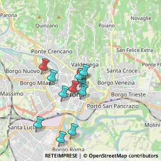 Mappa Via Achille Forti, 37121 Verona VR, Italia (1.7)