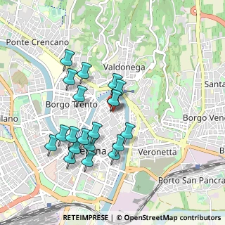 Mappa Via Achille Forti, 37121 Verona VR, Italia (0.856)