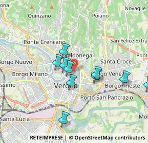 Mappa Via Achille Forti, 37121 Verona VR, Italia (1.85364)