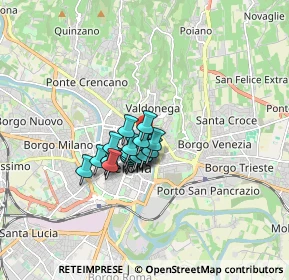 Mappa Via Achille Forti, 37121 Verona VR, Italia (1.004)