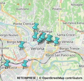 Mappa Via Achille Forti, 37121 Verona VR, Italia (1.37)