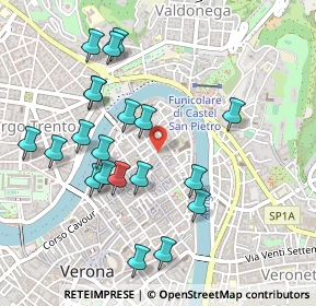 Mappa Via Achille Forti, 37121 Verona VR, Italia (0.505)