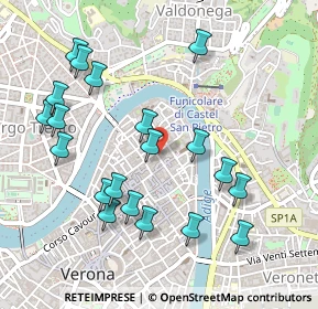 Mappa Via Achille Forti, 37121 Verona VR, Italia (0.5315)