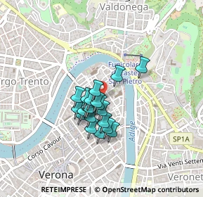 Mappa Via Achille Forti, 37121 Verona VR, Italia (0.283)
