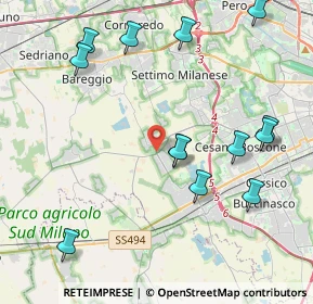 Mappa 20047 Cusago MI, Italia (4.73154)