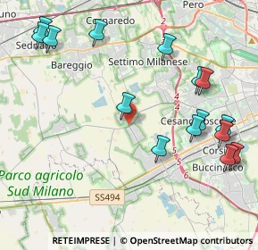 Mappa 20047 Cusago MI, Italia (4.992)