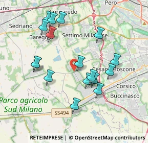 Mappa 20047 Cusago MI, Italia (3.72294)