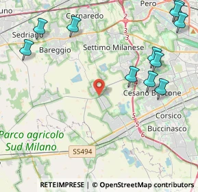Mappa 20047 Cusago MI, Italia (5.65545)