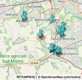 Mappa 20047 Cusago MI, Italia (3.71588)