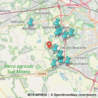 Mappa 20047 Cusago MI, Italia (3.19667)