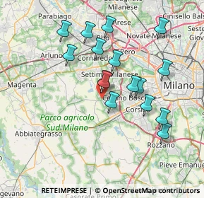Mappa 20047 Cusago MI, Italia (6.83375)