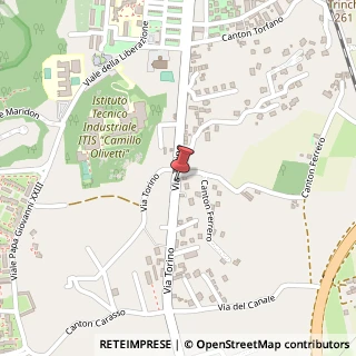 Mappa Via torino 101, 10015 Ivrea, Torino (Piemonte)