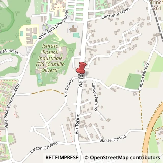 Mappa Via Torino, 10015 Ivrea, Torino (Piemonte)