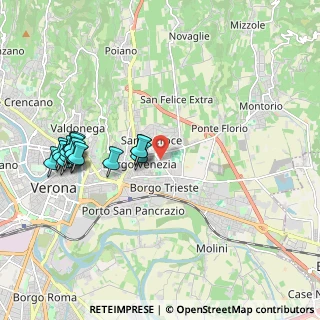 Mappa Via Girolamo dalla Corte, 37131 Verona VR, Italia (2.15875)